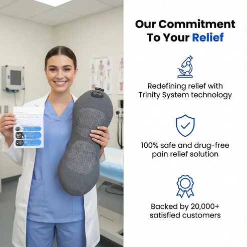 Triple Fusion Back Massager — Gentle At-Home Back Relief