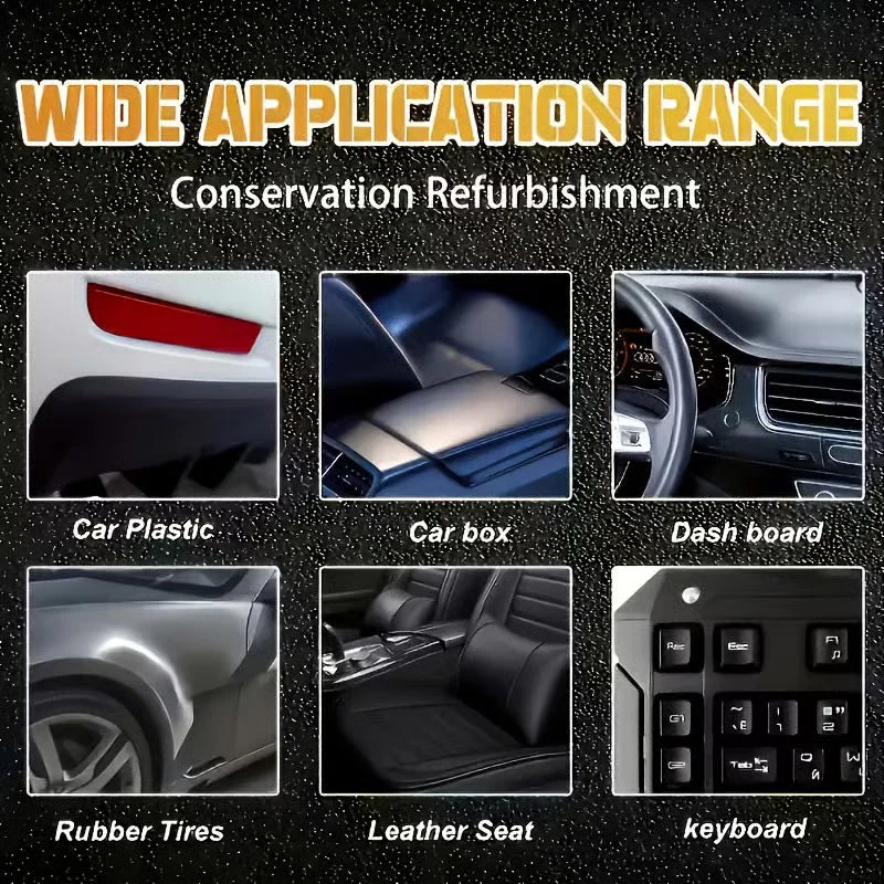 Ultimate Tire & Trim Restorer – Deep Black Shine Coating