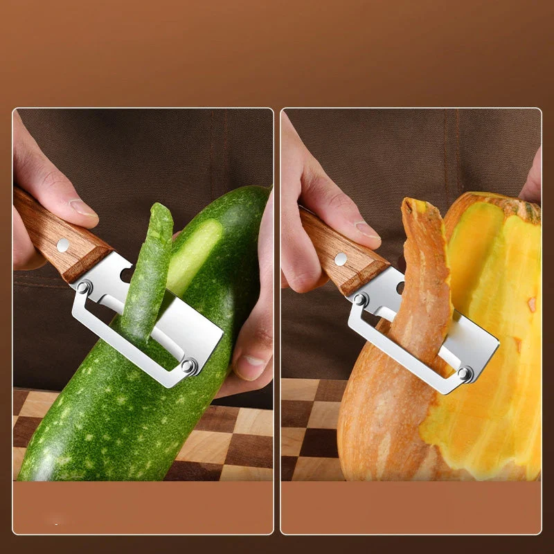 The Last Peeler You’ll Ever Need: Ultra-Sharp 2-in-1 Precision Tool✨